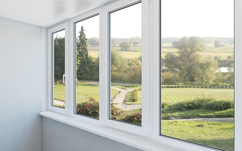 Sunlight shining through house windows, highlighting ventilation potential