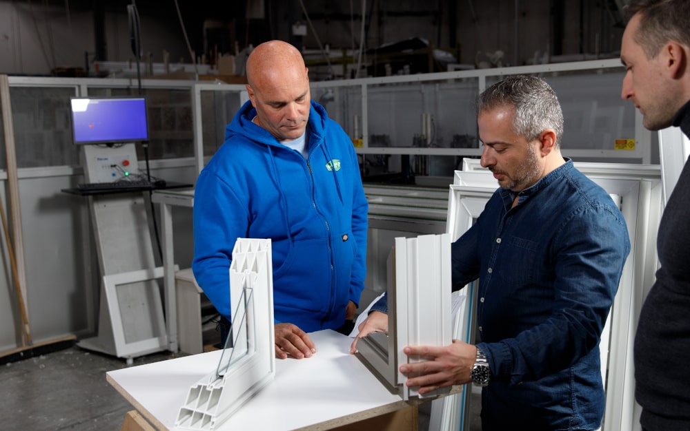 Interior-mounted storm window improving insulation and reducing drafts