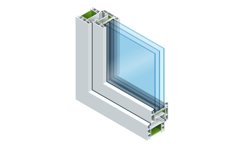 Energy-efficient double-glazed windows in a Canadian home