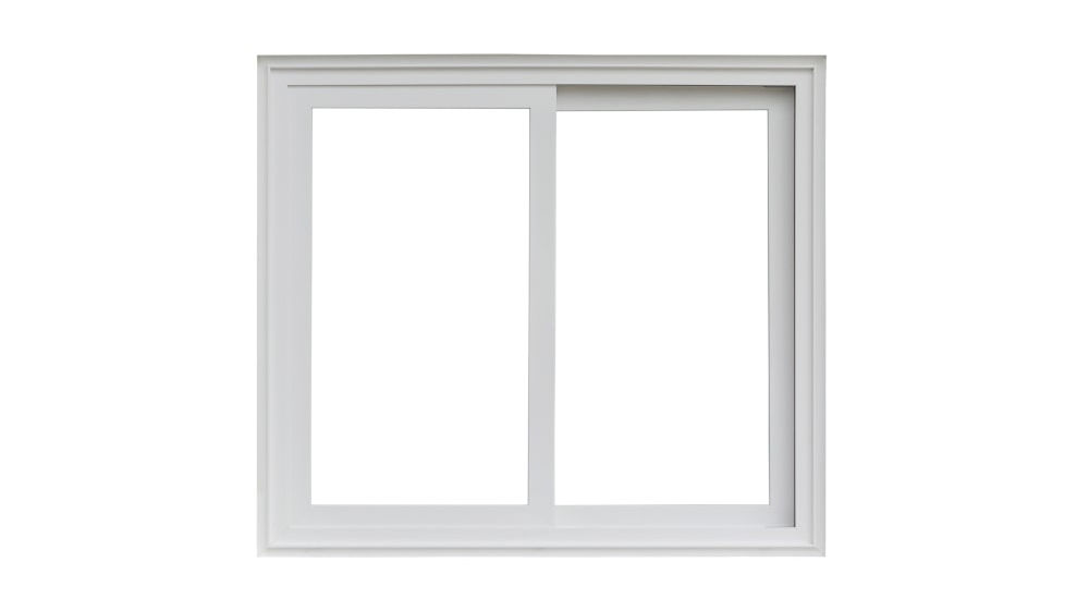 Sliding bathroom window paired with privacy glass in a compact bathroom