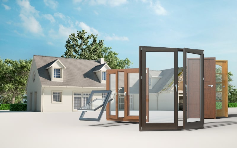 Which door offers better insulation and energy efficiency?