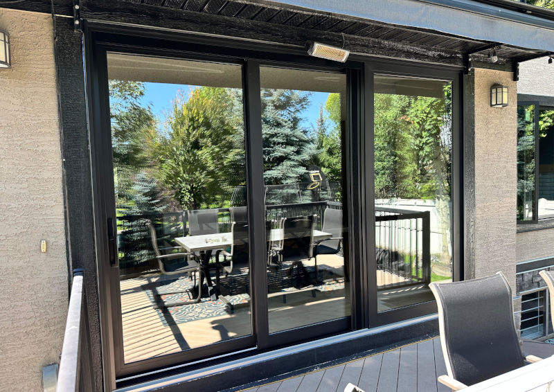 How to clean a sliding door track