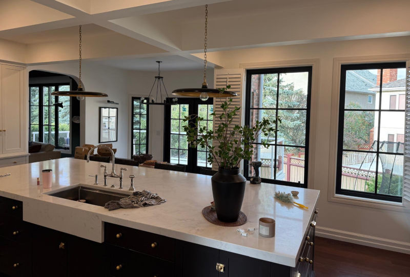 window walls, floor-to-ceiling and architectural shapes