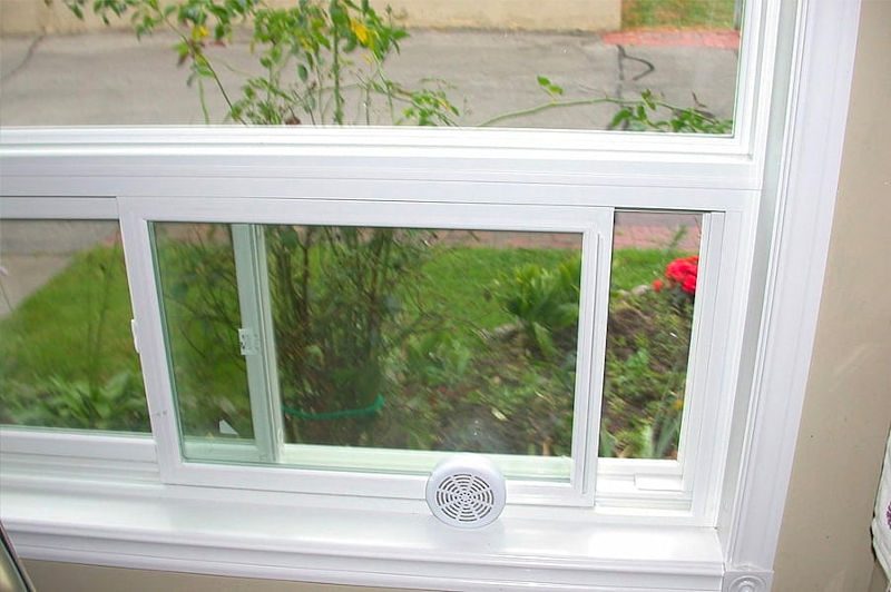 Sliding window system opening horizontally for easy operation in modern Canadian homes.