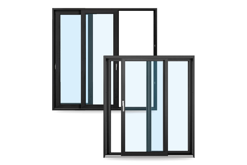 Stacking patio doors