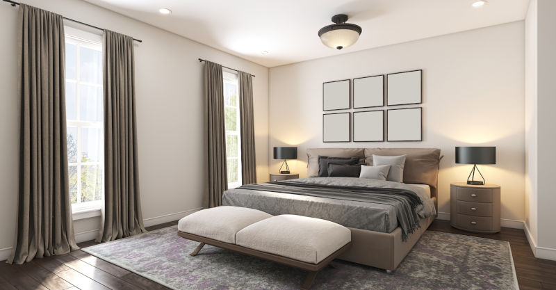How natural light shapes a guest bedroom