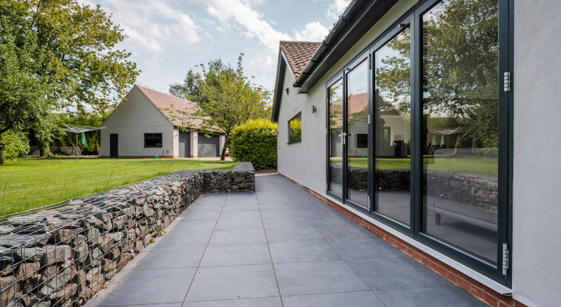 Pairing window walls with other windows and doors