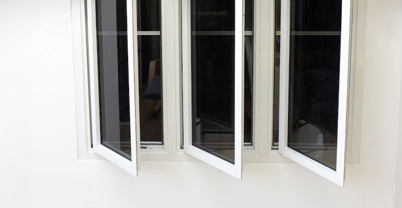 Modern casement window design offering strong sound reduction and airtight sealing