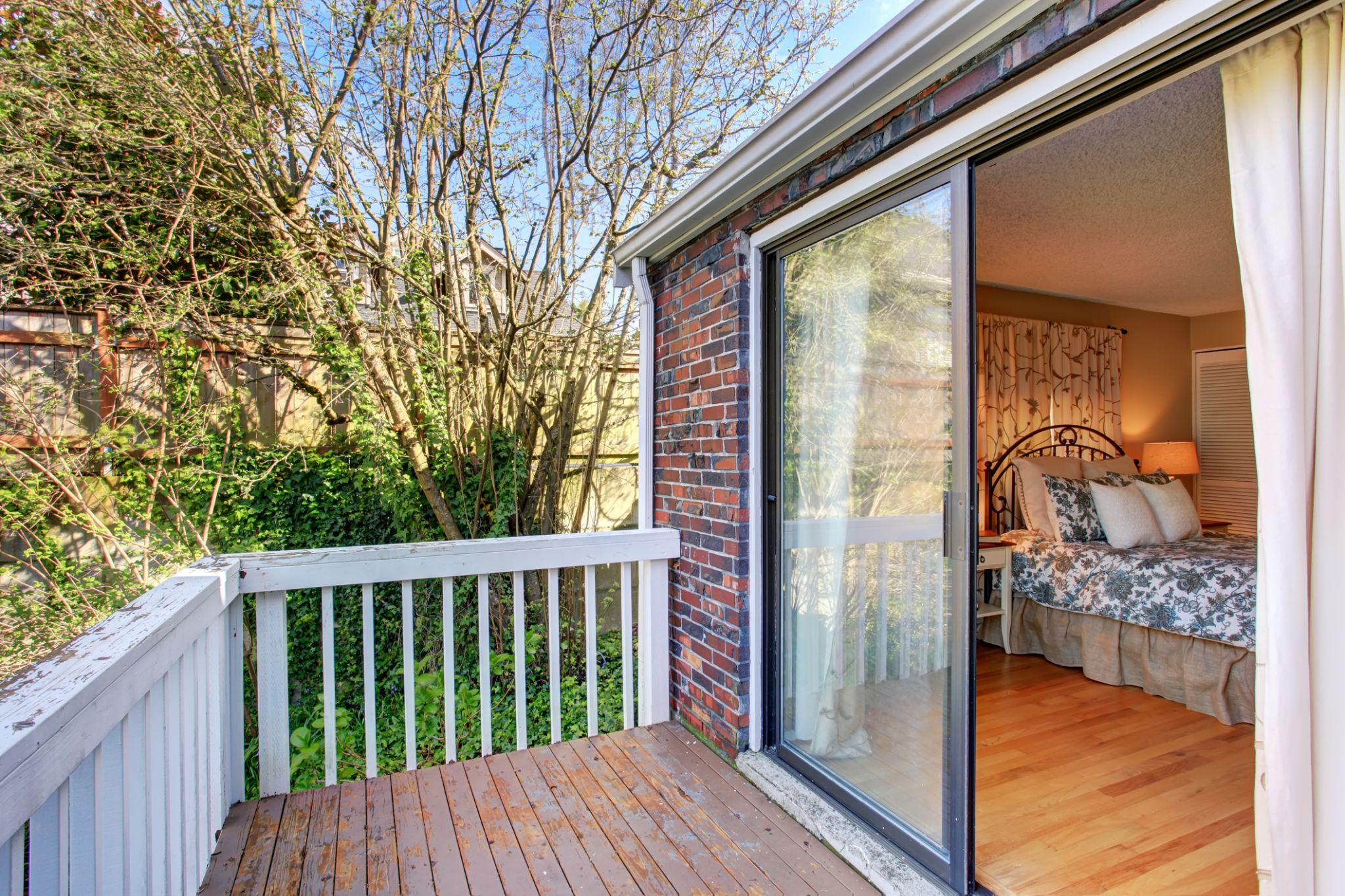Professionally installed sliding patio door providing a weather-tight seal, smooth operation, improved energy efficiency, and lasting performance.